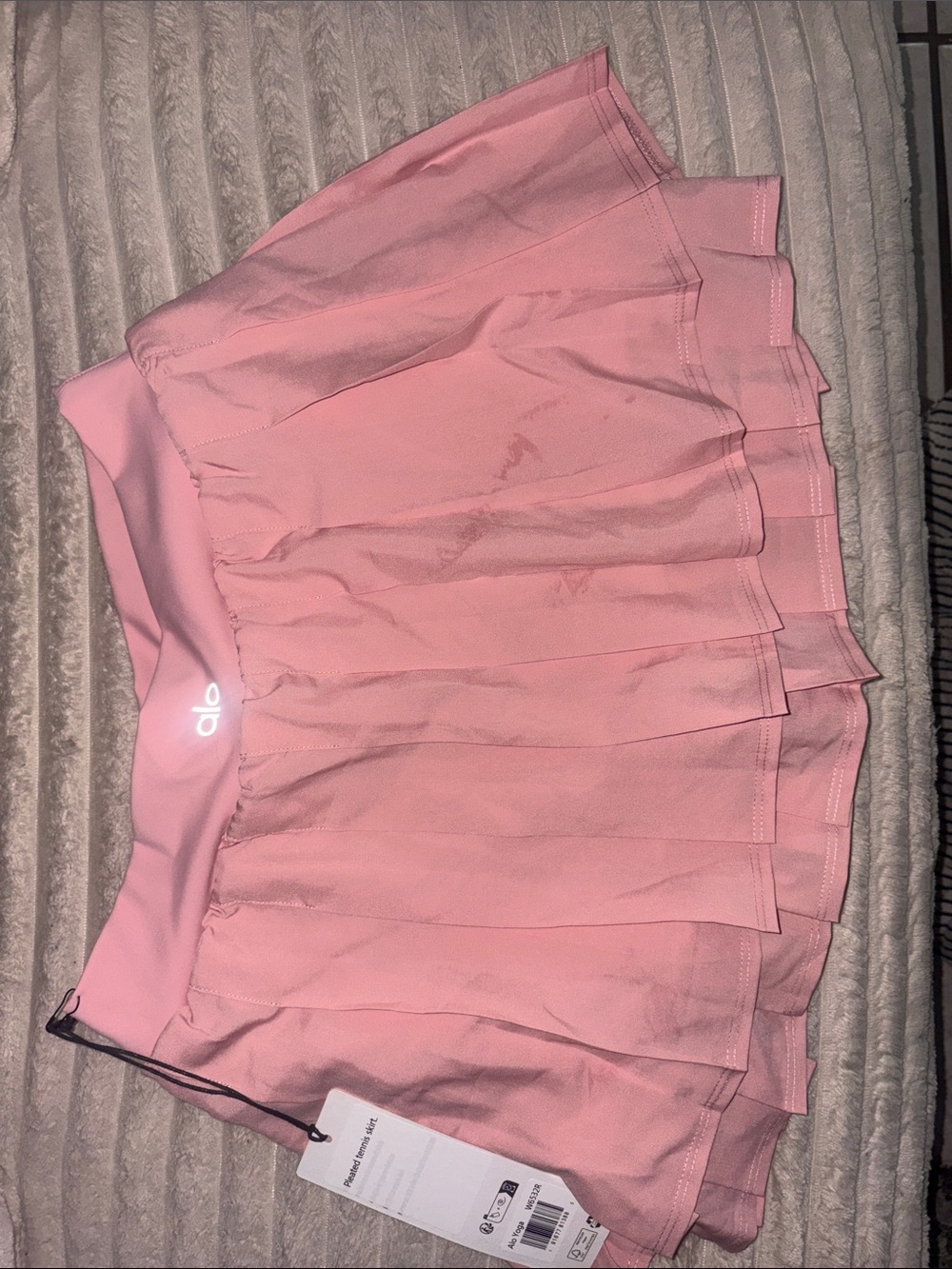 alo Pink Pleated Women’s Tennis Skort